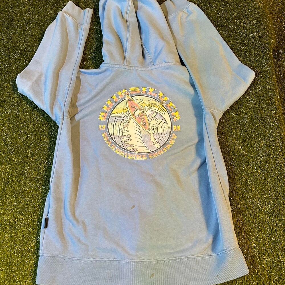 Quiksilver Women's Blue Hoodie